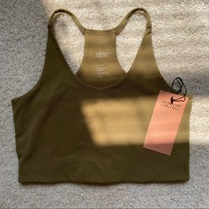 Girlfriend Collective Beachwood Cleo Halter Bra